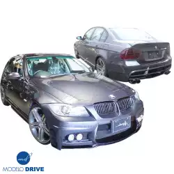 FRP WAL BISO Body Kit 4pc > BMW 3-Series (E90) 2007-2010> 4dr image - 2