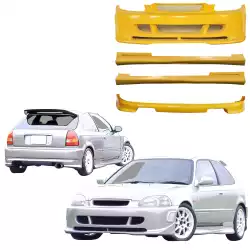 FRP ZEA Body Kit 4pc > Honda Civic (EK9) 1996-1998 > 3-Door Hatch image - 4