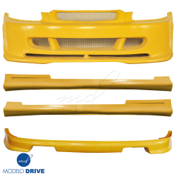 ModeloDrive FRP ZEA Body Kit 4pc > Honda Civic (EK9) 1996-1998 > 3-Door Hatch image - 3