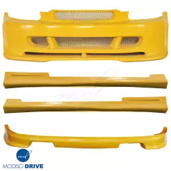 FRP ZEA Body Kit 4pc > Honda Civic (EK9) 1996-1998 > 3-Door Hatch image - 3