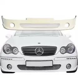 FRP CARL C-R Front Bumper > Mercedes-Benz C-Class (W203) 2001-2007 > 4-Door Sedan image - 5