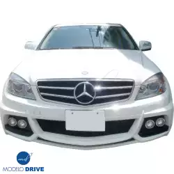 FRP WAL BISO Front Bumper /w Housings > Mercedes-Benz C-Class (W204) 2008-2011 > 4-Door Sedan image - 8