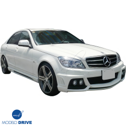 ModeloDrive FRP WAL BISO Front Bumper /w Housings > Mercedes-Benz C-Class (W204) 2008-2011 > 4-Door Sedan image - 9