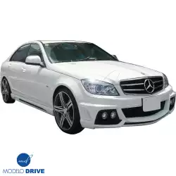 FRP WAL BISO Front Bumper /w Housings > Mercedes-Benz C-Class (W204) 2008-2011 > 4-Door Sedan image - 9