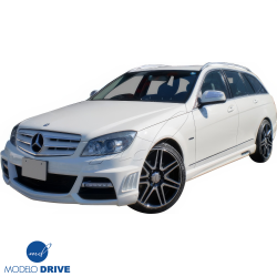 ModeloDrive FRP WAL BISO Front Bumper /w Housings > Mercedes-Benz C-Class (W204) 2008-2011 > 4-Door Sedan image - 11