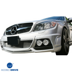 ModeloDrive FRP WAL BISO Front Bumper /w Housings > Mercedes-Benz C-Class (W204) 2008-2011 > 4-Door Sedan image - 2