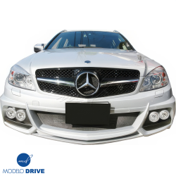 ModeloDrive FRP WAL BISO Front Bumper /w Housings > Mercedes-Benz C-Class (W204) 2008-2011 > 4-Door Sedan image - 3