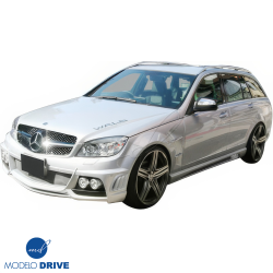 ModeloDrive FRP WAL BISO Front Bumper /w Housings > Mercedes-Benz C-Class (W204) 2008-2011 > 4-Door Sedan image - 4