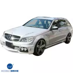 FRP WAL BISO Front Bumper /w Housings > Mercedes-Benz C-Class (W204) 2008-2011 > 4-Door Sedan image - 4