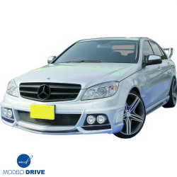 ModeloDrive FRP WAL BISO Front Bumper /w Housings > Mercedes-Benz C-Class (W204) 2008-2011 > 4-Door Sedan image - 5