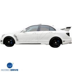 ModeloDrive FRP WAL BISO Side Skirts > Mercedes-Benz C-Class (W204) 2008-2014 > 4-Door Sedan image - 9