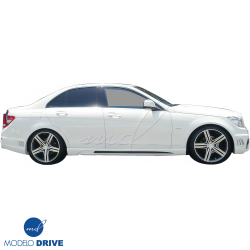 ModeloDrive FRP WAL BISO Side Skirts > Mercedes-Benz C-Class (W204) 2008-2014 > 4-Door Sedan image - 16