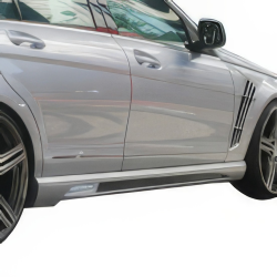 ModeloDrive FRP WAL BISO Side Skirts > Mercedes-Benz C-Class (W204) 2008-2014 > 4-Door Sedan image - 1