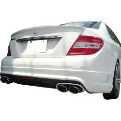 ModeloDrive FRP WAL BISO Rear Bumper > Mercedes-Benz C-Class (W204) 2008-2014 > 4-Door Sedan image - 1