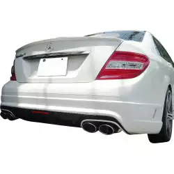 FRP WAL BISO Rear Bumper > Mercedes-Benz C-Class (W204) 2008-2014 > 4-Door Sedan image - 1