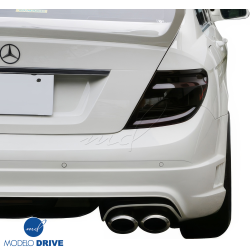 ModeloDrive FRP WAL BISO Rear Bumper > Mercedes-Benz C-Class (W204) 2008-2014 > 4-Door Sedan image - 7