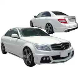 FRP WAL BISO Body Kit 4pc > Mercedes-Benz C-Class (W204) 2008-2011 > 4-Door Sedan image - 1