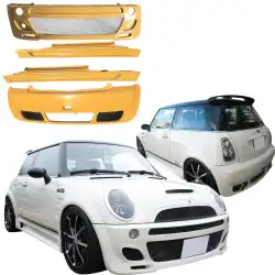 FRP LUMM Body Kit 4pc > Mini Cooper 2002-2006 image - 3