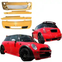 FRP LUMM Body Kit 4pc > Mini Cooper 2002-2006 image - 1