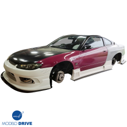 ModeloDrive FRP GCOR Wide Body Fenders (rear) > Nissan Silvia (S15) 1999-2002 image - 4