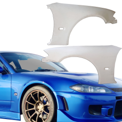 ModeloDrive FRP CWE GT Wide Body 30mm Fenders (front) > Nissan Silvia (S15) 1999-2002 image - 1