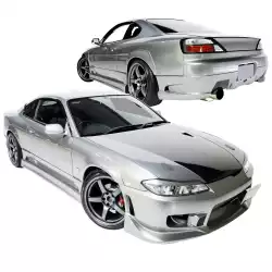 FRP CWE V2 Wide Body Kit w Flares 8pc > Nissan Silvia (S15) 1999-2002 image - 2