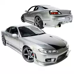 FRP CWE V2 Wide Body Kit w Flares 8pc > Nissan Silvia (S15) 1999-2002 image - 1
