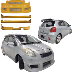 ModeloDrive FRP CON Front Bumper > Toyota Yaris 2007-2008 > 3/5dr Hatchback image - 1
