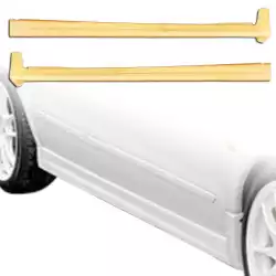 FRP VR4 Side Skirts > Mitsubishi Galant 2000-2003 image - 6
