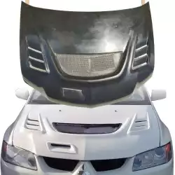 FRP GIAL Vented Hood > Mitsubishi Evolution EVO8 EVO9 2003-2006 image - 22