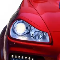 FRP TART Headlight Eyebrows > Porsche Cayenne (957) 2008-2010 image - 1