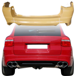 ModeloDrive FRP TART Rear Bumper w Diffuser > Porsche Cayenne (957) 2008-2010 image - 1