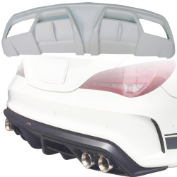 ModeloDrive FRP PIEC Rear Diffuser > Mercedes-Benz CLA-Class (C117) 2014-2017 > only fits Sport Package Bumper image - 6