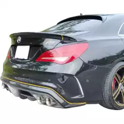 FRP PIEC Rear Diffuser > Mercedes-Benz CLA-Class (C117) 2014-2017 > only fits Sport Package Bumper image - 1