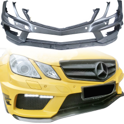ModeloDrive FRP PDES Wide Body Front Bumper w Canards > Mercedes-Benz E-Class (C207) 2010-2013 > 2dr Coupe image - 4