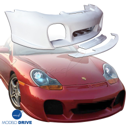 ModeloDrive FRP TART GT Front Bumper 3pc > Porsche Boxster (986) 1997-2004 image - 3