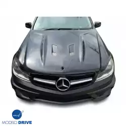 FRP PDES BLSR Turbo Hood > Mercedes-Benz C-Class (W204) 2012-2014 > 4-Door Sedan image - 2