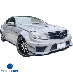 ModeloDrive FRP PDES BLSR Turbo Hood > Mercedes-Benz C-Class (W204) 2012-2014 > 4-Door Sedan image - 16