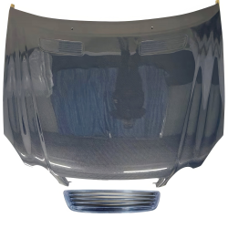 ModeloDrive Carbon Fiber KBRE Hood Grille Combo > Lexus GS300 1998-2005 image - 1