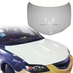 FRP MUGE Hood > Mazda Mazda3 2004-2009 image - 1