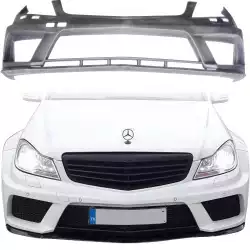 FRP PDES BSER Wide Body Front Bumper > Mercedes-Benz C-Class (W204) 2012-2014 > 4-Door Sedan image - 6