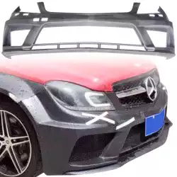 FRP PDES BSER Wide Body Front Bumper > Mercedes-Benz C-Class (W204) 2012-2014 > 4-Door Sedan image - 1