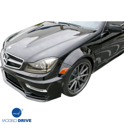 ModeloDrive FRP PDES BSER Wide Body Front Bumper > Mercedes-Benz C-Class (W204) 2012-2014 > 4-Door Sedan image - 3