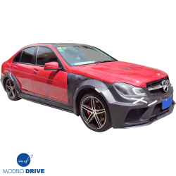 ModeloDrive FRP PDES BSER Wide Body Fenders (front) > Mercedes-Benz C-Class (W204) 2012-2014 > 4-Door Sedan image - 3