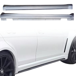 ModeloDrive FRP PDES BSER Wide Body Side Skirts > Mercedes-Benz C-Class (W204) 2008-2014 > 4-Door Sedan image - 5