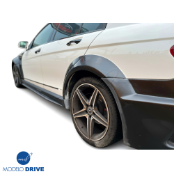 ModeloDrive FRP PDES BSER Wide Body Fenders (rear) > Mercedes-Benz C-Class (W204) 2008-2014 > 4-Door Sedan image - 7