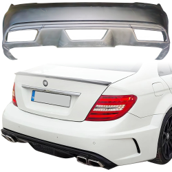 ModeloDrive FRP PDES BSER Wide Body Rear Bumper > Mercedes-Benz C-Class (W204) 2008-2014 > 4-Door Sedan image - 4
