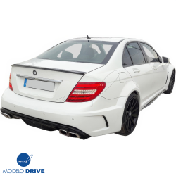 ModeloDrive FRP PDES BSER Wide Body Rear Bumper > Mercedes-Benz C-Class (W204) 2008-2014 > 4-Door Sedan image - 5