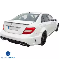 FRP PDES BSER Wide Body Rear Bumper > Mercedes-Benz C-Class (W204) 2008-2014 > 4-Door Sedan image - 8
