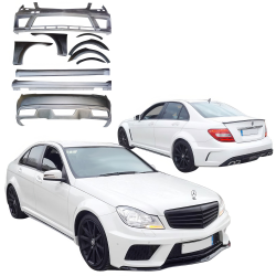 ModeloDrive FRP PDES BSER Wide Body Kit > Mercedes-Benz C-Class (W204) 2012-2014 > 4-Door Sedan image - 4